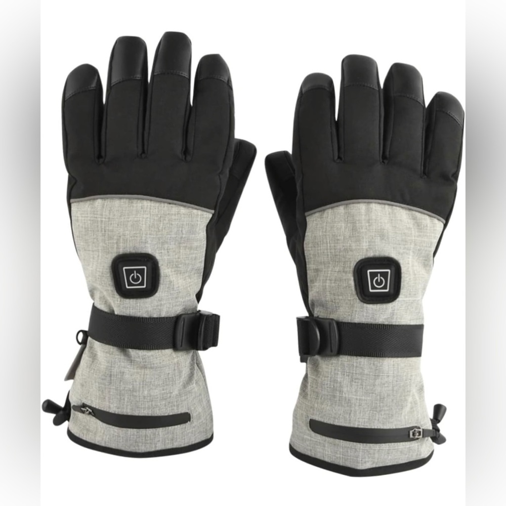 1 Set Heating Gloves Windproof Heating Mitts Hand Warmers Skiing Thermal Mitts